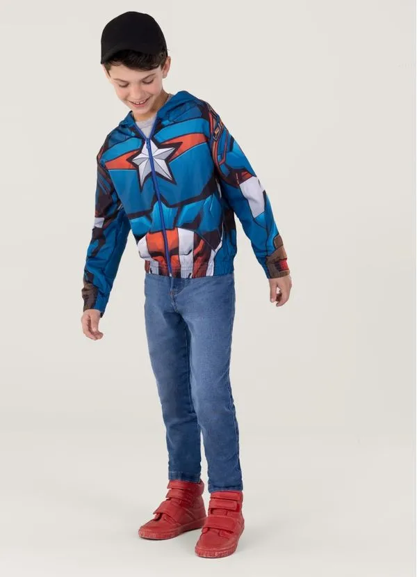 Jaqueta Microfibra Os Vingadores Infantil Unissex Brandili - 1