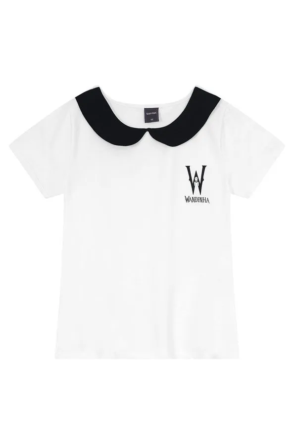 Blusa infantil menina da wandinha Brandili - 8
