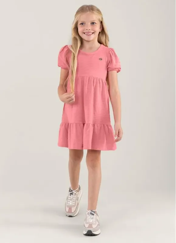 Vestido em malha holiday infantil menina Brandili - 4