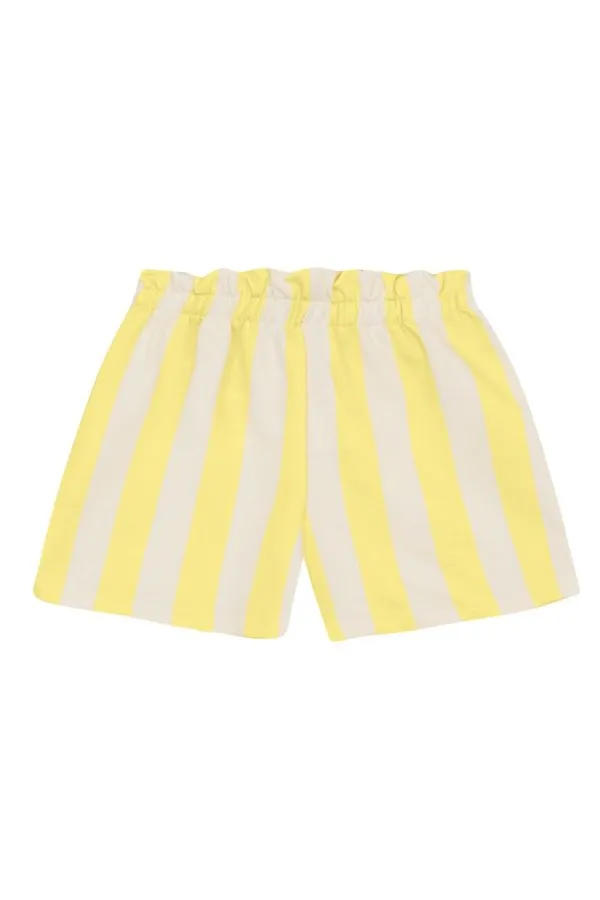 Shorts infantil menina em moletinho listrado Brandili - 6