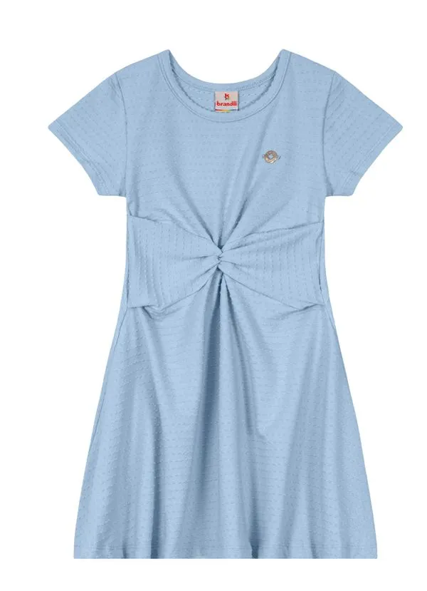 Vestido de cotton poá infantil menina Brandili - 4
