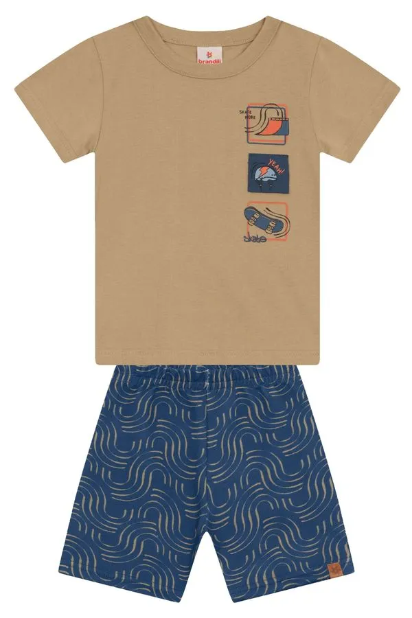 Conjunto infantil menino de skate Brandili - 3