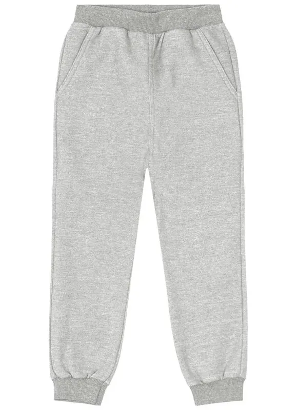 Calça Jogger infantil menino em moletom Brandili - 1