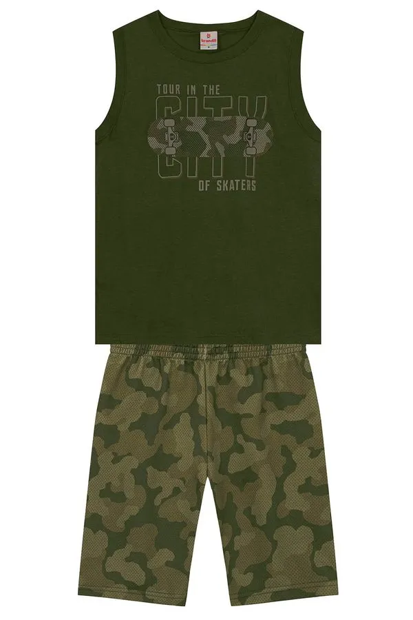 Conjunto infantil menino skate Brandili - 10
