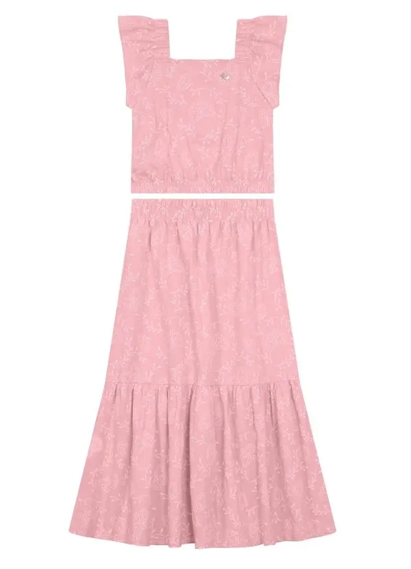 Conjunto infantil menina de borboleta Brandili - 14