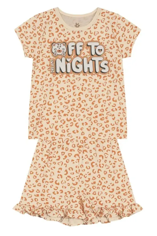 Pijama infantil menina de oncinha brilha no escuro Brandili - 6