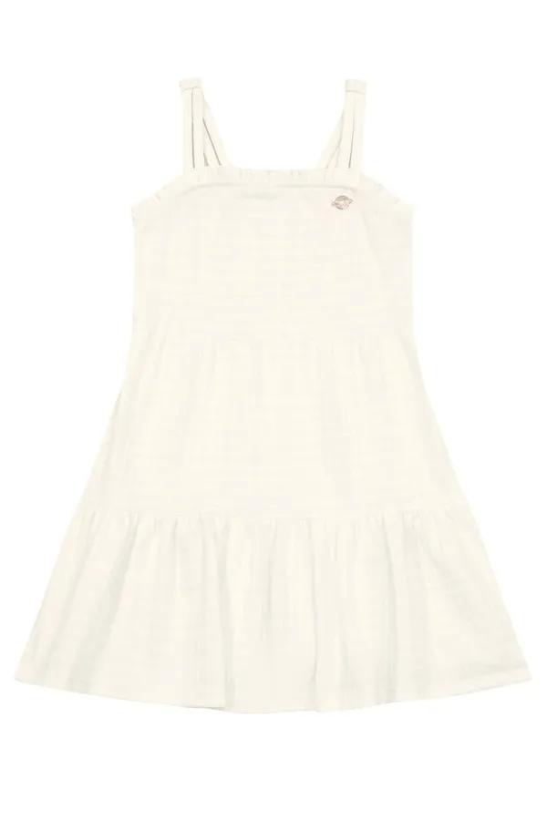 Vestido infantil menina em cotton quadriculado brandili - 8