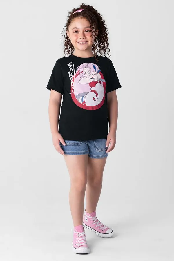 Camiseta Naruto infantil unissex Brandili - 6
