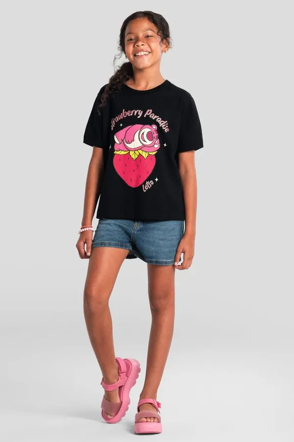 Blusa infantil menina do Lotso brilhante Brandili 8