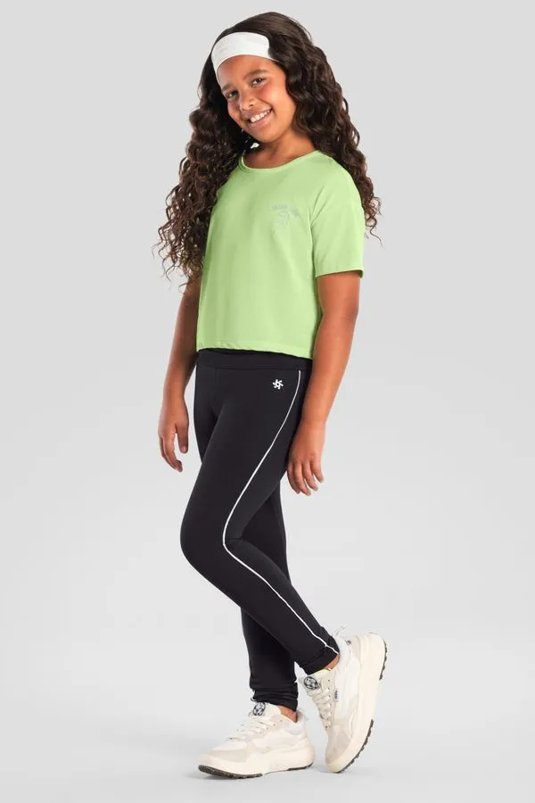 Calça legging infantil menina esportiva Brandili - 12