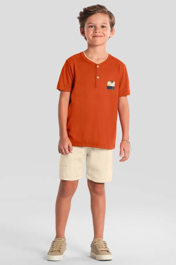 Conjunto infantil menino palmeira Mundi - 16
