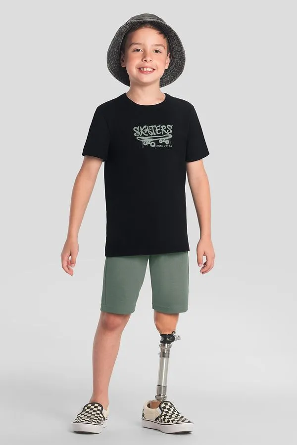 Conjunto infantil menino de skate em puff Brandili - 16