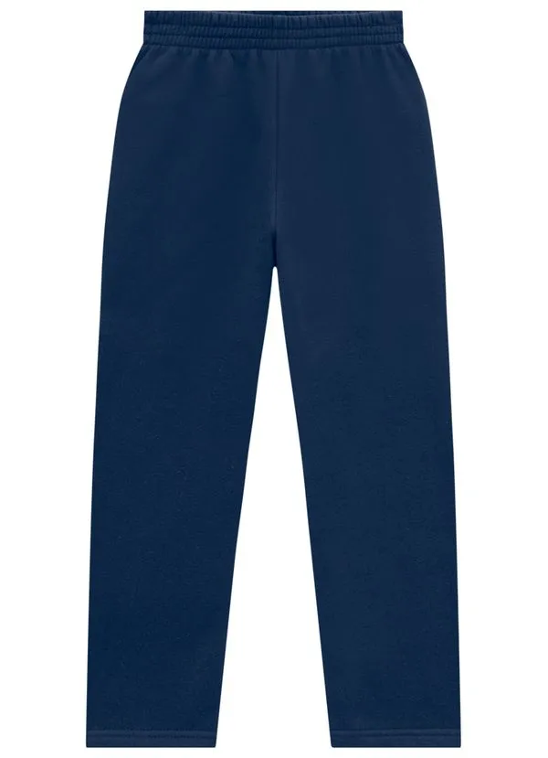 Calça básica infantil menina de moletom Brandili - 1