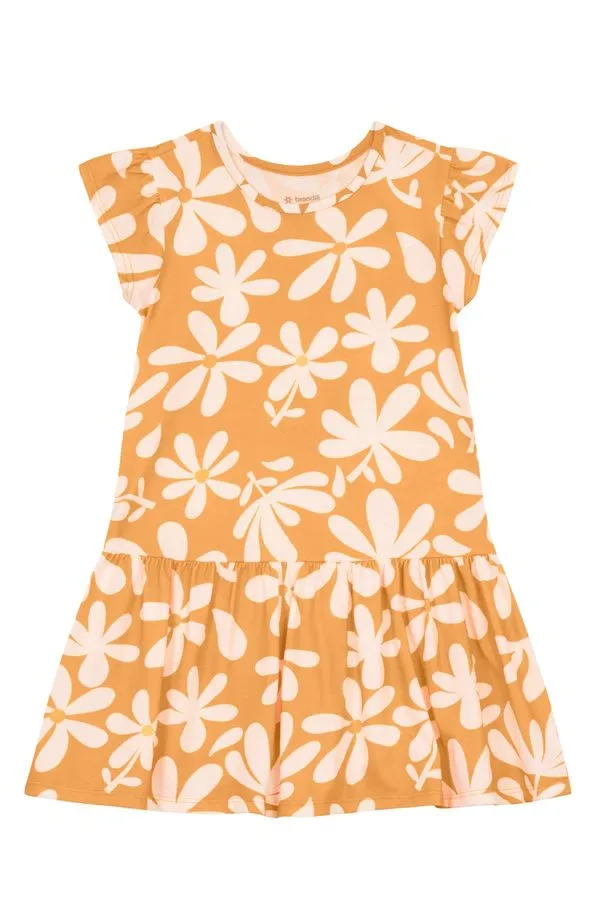 Vestido infantil menina de flores Brandili - 10