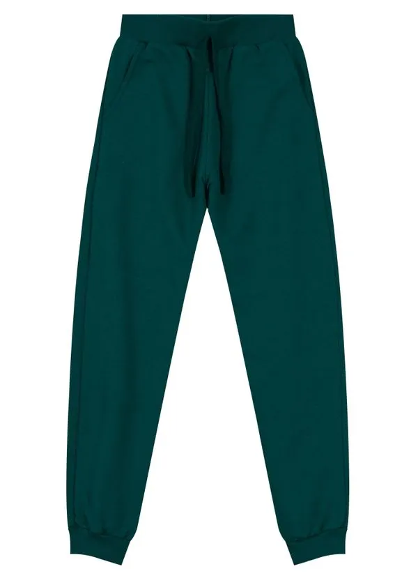 Calça Jogger Básica Infantil Menino Em Moletinho Brandili - 4