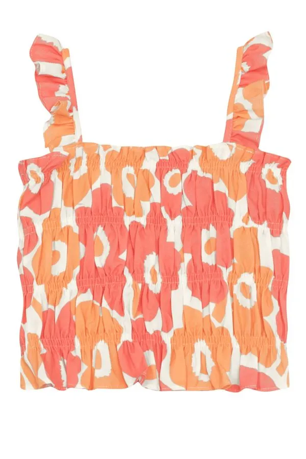 Blusa infantil menina em viscose floral Brandili - 6