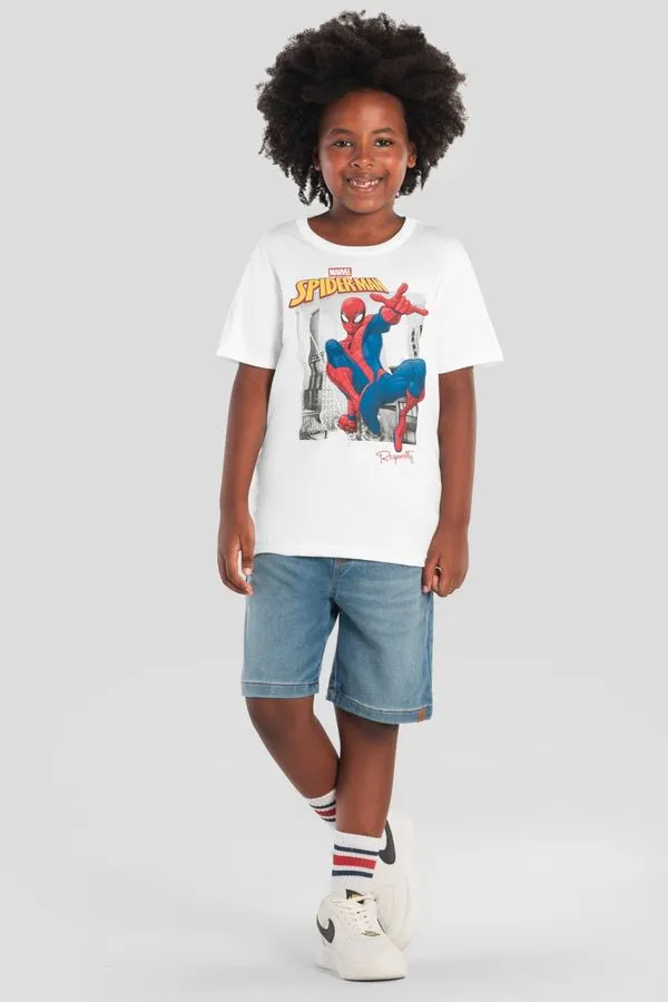 Camiseta infantil menino do Homem-Aranha Brandili - 4