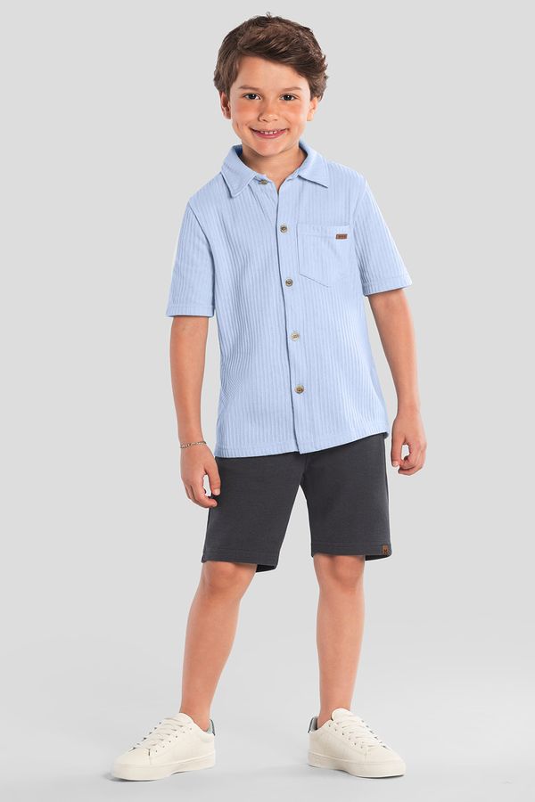Camisa infantil menino em meia malha Mundi - 10