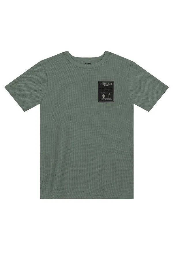 Camiseta teen menino em ribana Brandili Young - 10