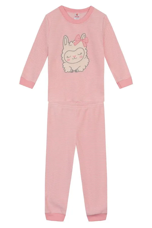 Pijama infantil menina de ovelhinha Brandili - 8