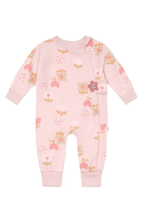 Macacão bebê menina em moletom Brandili Baby -P