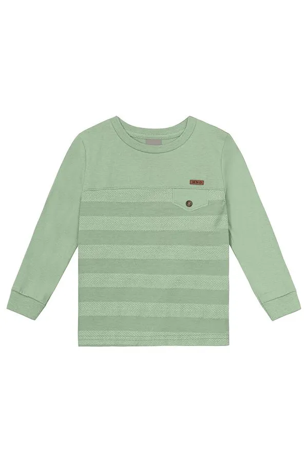 Camiseta infantil menino listrada Mundi - 3