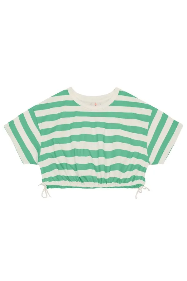 Blusa infantil menina listrada Brandili - 8