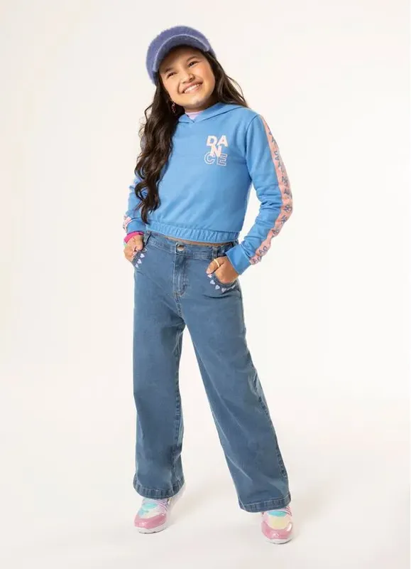 Blusão cropped infantil menina Mari Santos Brandili - 8