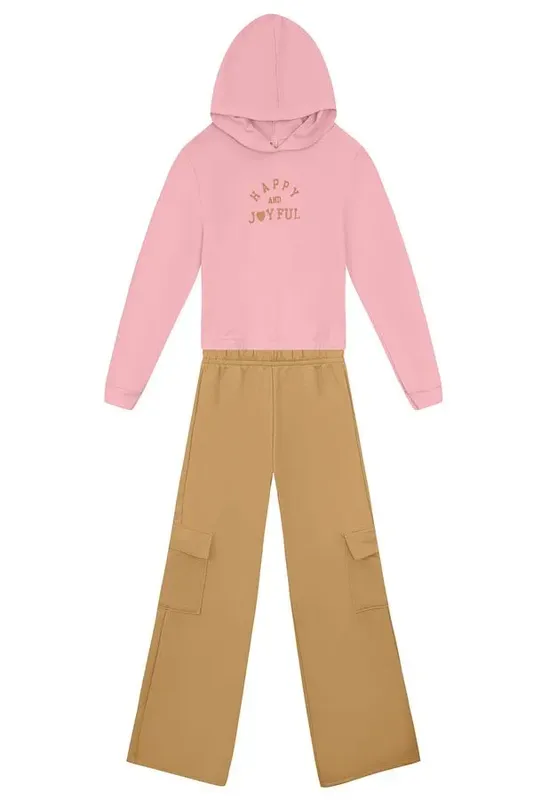 Conjunto infantil menina bordado Brandili - 8