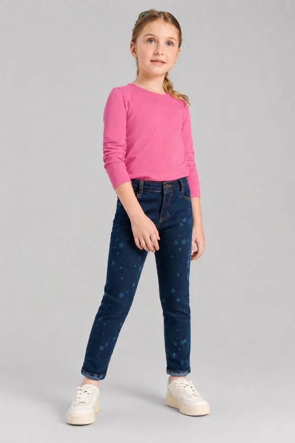 Calça jeans infantil menina Brandili - 2