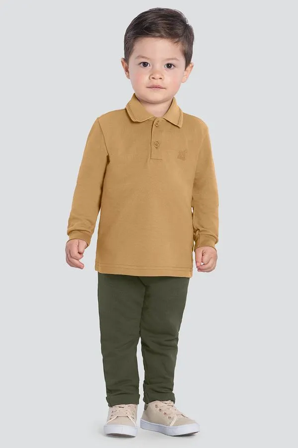 Camisa Polo Piquet infantil menino Mundi - 10