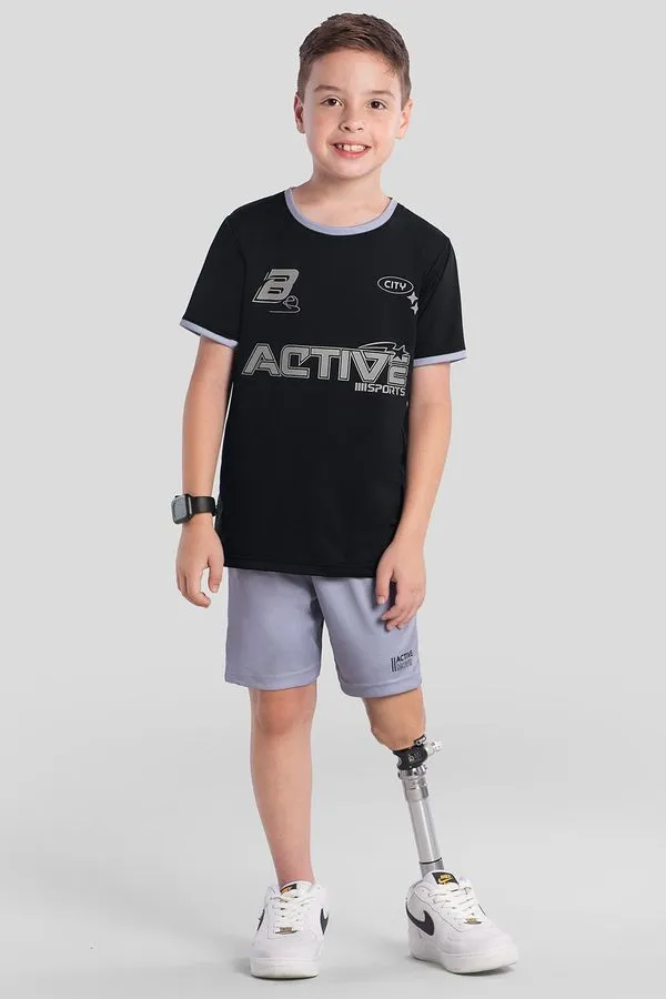 Camiseta infantil menino em dry fit Brandili Active - 14