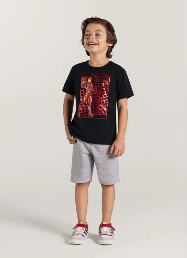 Camiseta estampada Infantil menino com Brandili - 1
