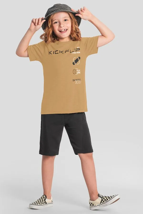 Conjunto infantil menino skate Brandili - 12