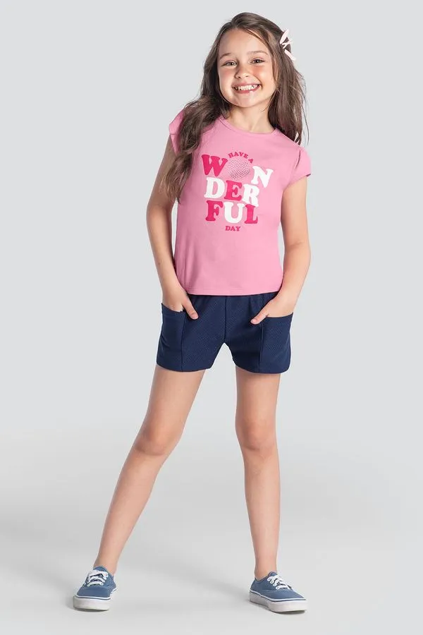 Blusa infantil menina em malha Brandili - 8
