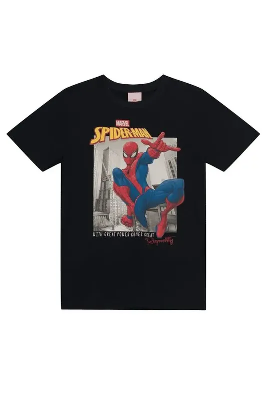 Camiseta infantil menino do Homem-Aranha Brandili - 8