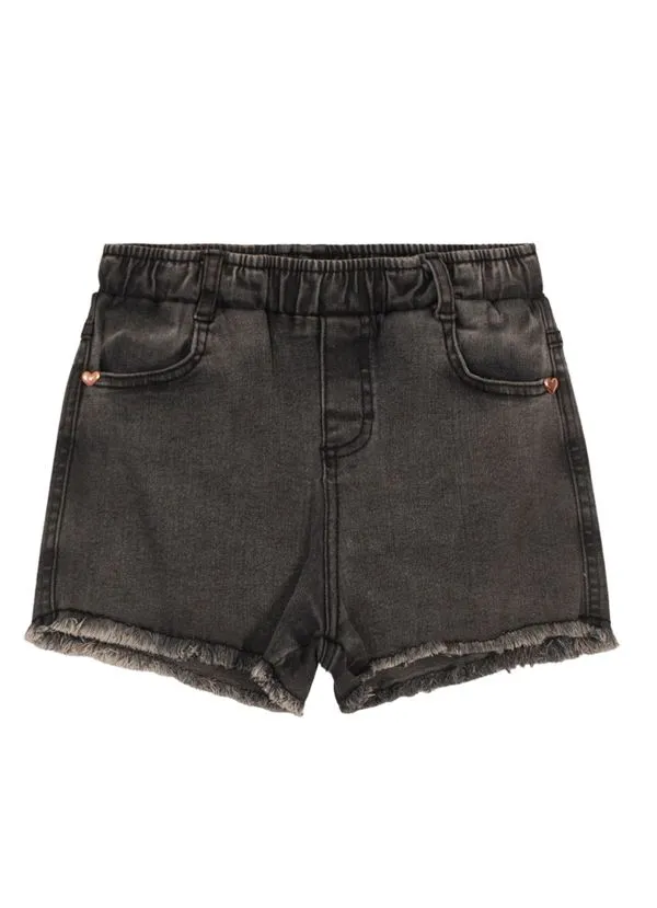 Shorts jeans infantil menina Brandili - 18