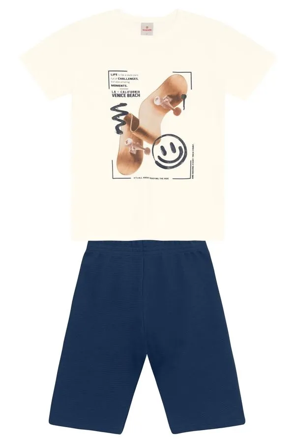 Conjunto infantil menino de skate em gel Brandili - 4