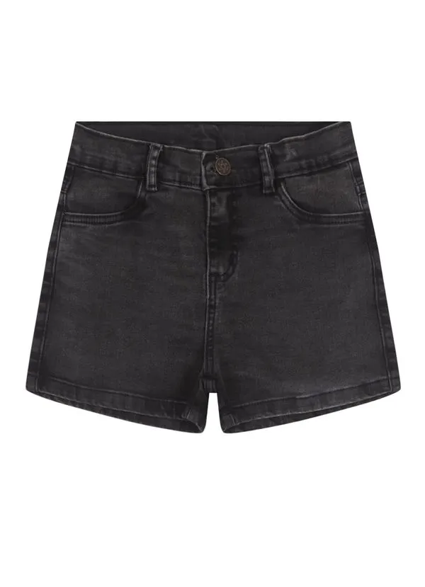 Shorts jeans infantil menina Brandili - 8
