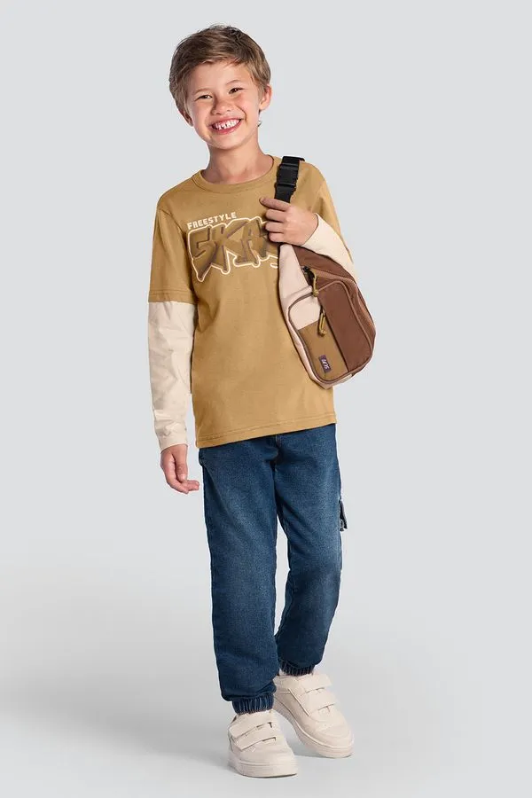 Camiseta infantil menino de skate Brandili - 4