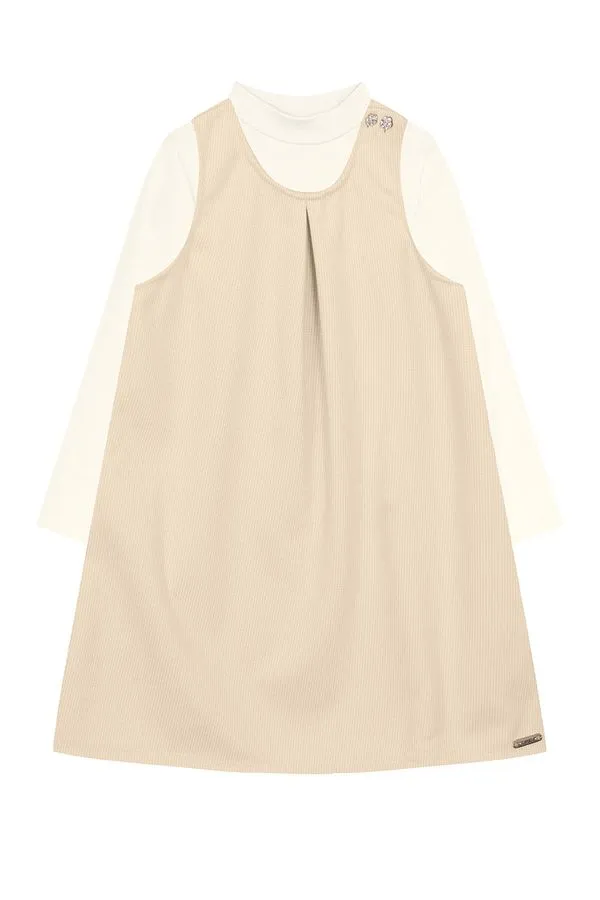 Conjunto infantil menina em cotton Mundi - 10