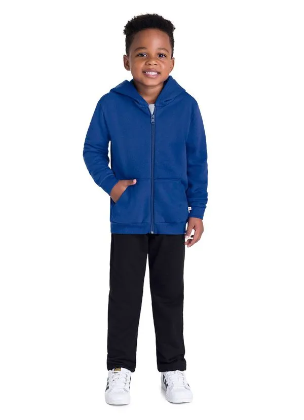 Calça infantil menino em moletom Brandili - 1