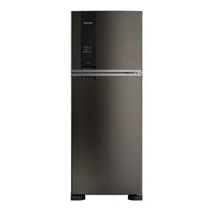 Geladeira Brastemp Eclipse Collection Frost Free Duplex A+++ 461 Litros Cor Black Inox com Tecnologia Turbo Control e Fresh Box - BRM56FE 110V