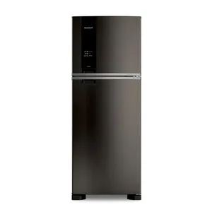 Geladeira Brastemp Eclipse Collection Frost Free Duplex A+++ 463 Litros Cor Black Inox Fresh Box e Cold Room - BRM55FE 110V