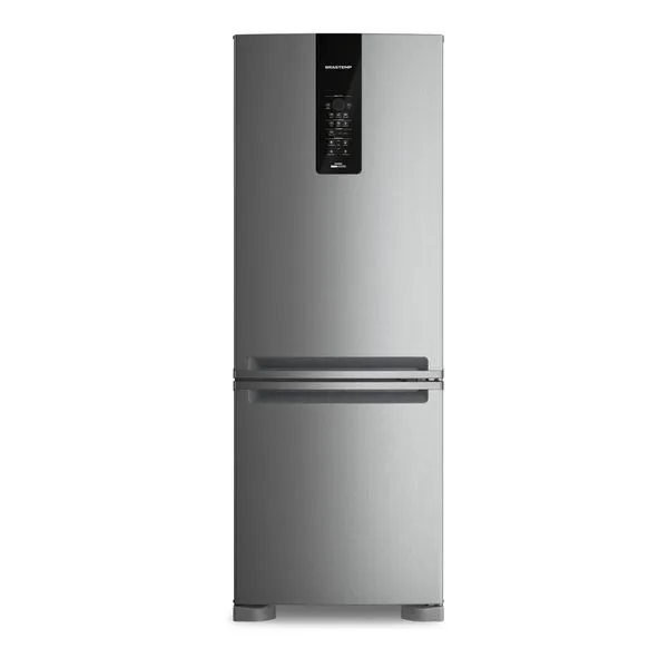 Geladeira Brastemp Frost Free Inverse A+++ 461 Litros Cor Inox com Tecnologia Inverter e Freeze Control Advanced - BRE59FK 220V
