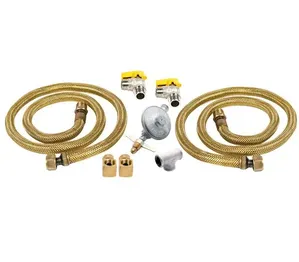 Kit Gás de Botijão para Instalação Dupla de Cooktop e Forno - CJ-W10866791_2GLP CJ-W10866791_2GLP