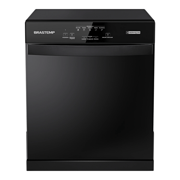 Lava Louças Brastemp 8 Serviços Preta - BLF08AE 220V