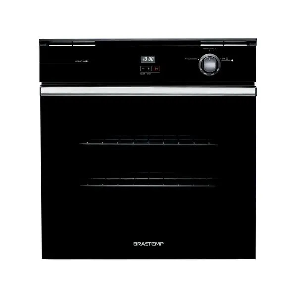 Forno de Embutir a Gás Brastemp 78 Litros Preto com Grill e Timer Touch - BOA84AE 220V