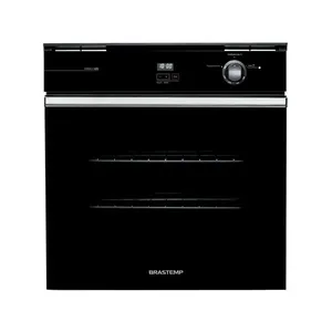 Forno de Embutir a Gás Brastemp 78 Litros Preto com Grill e Timer Touch - BOA84AE 220V
