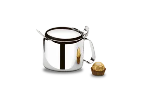 Açucareiro Brinox Lyon 250g Aço Inox Aço Inox